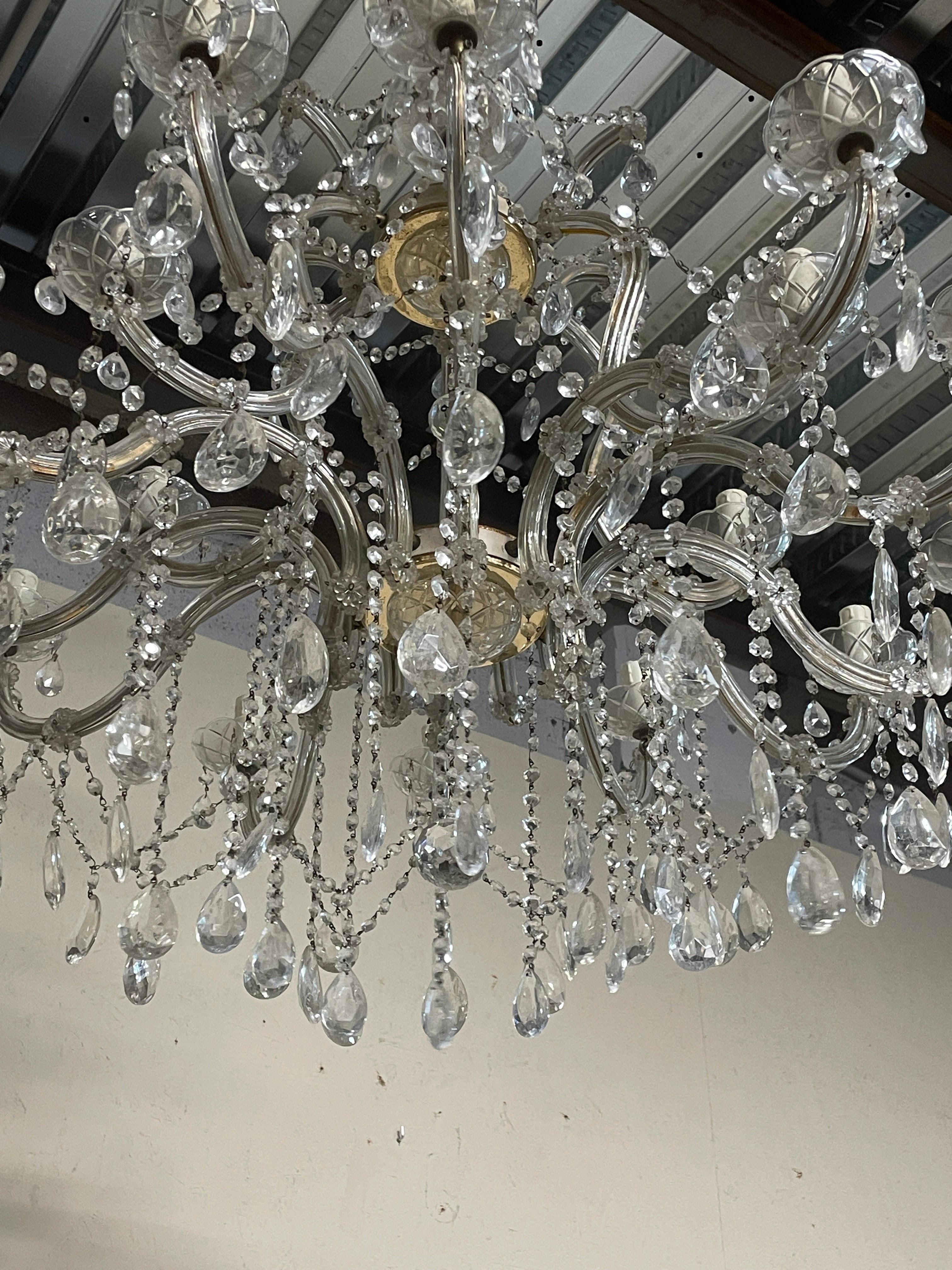 Grande lampado Maria Teresa, prima metà del '900 in vendita 2