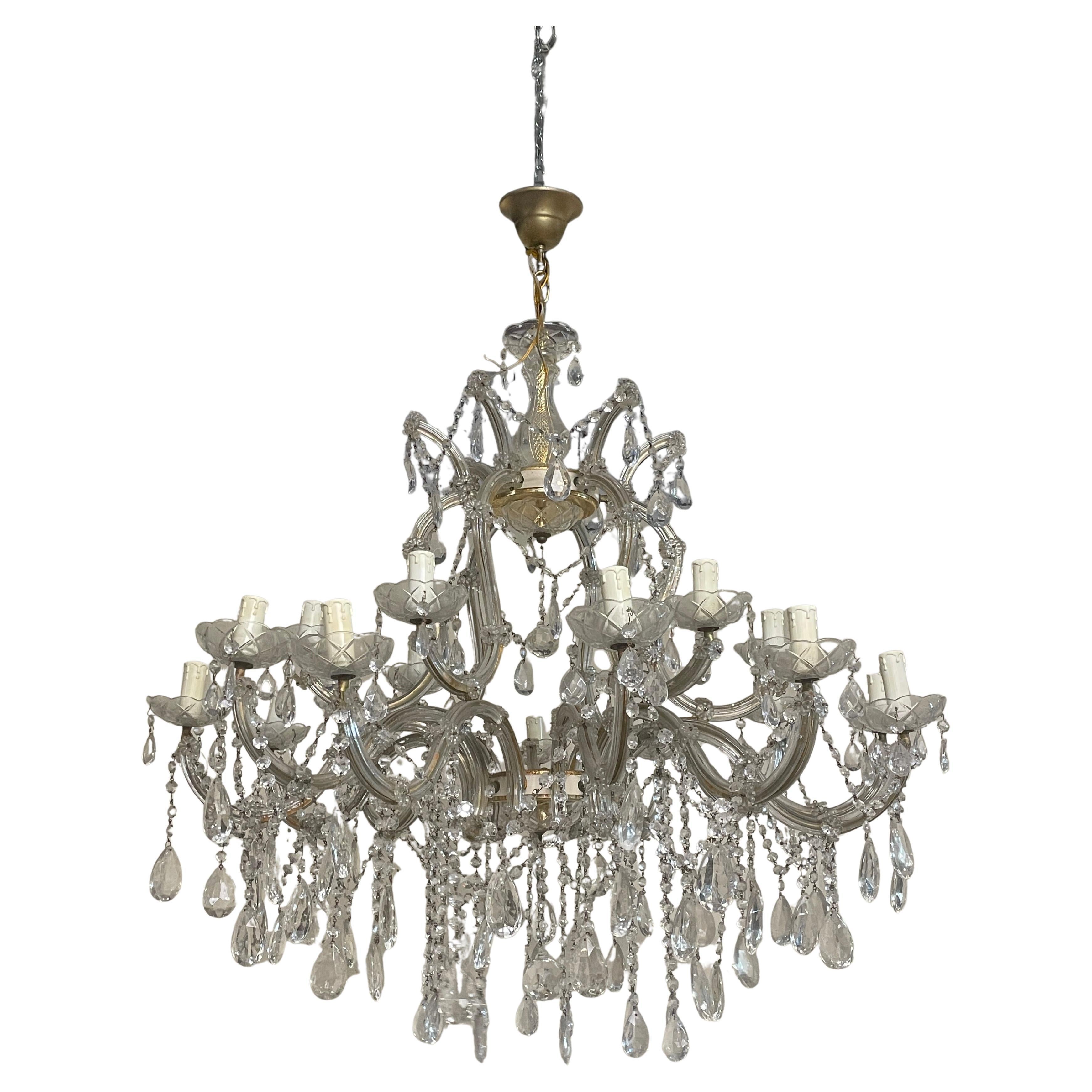 Grande lampado Maria Teresa, prima metà del 
900 in vendita