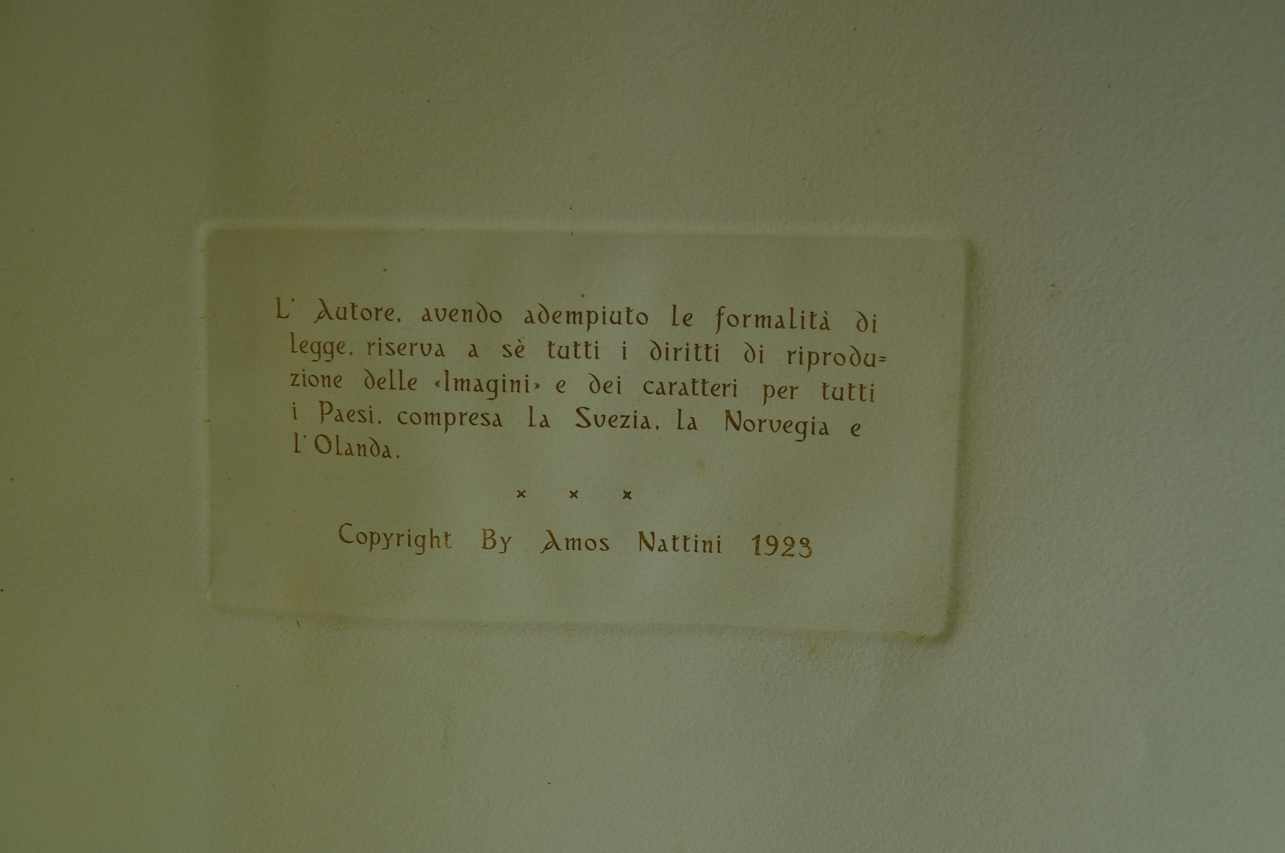 Great book Inferno of the Divine Comedy Dante, illustrations A. Nattini 1931 For Sale 14