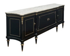 Grande Louis XVI Style Buffet with Carrara Marble Top