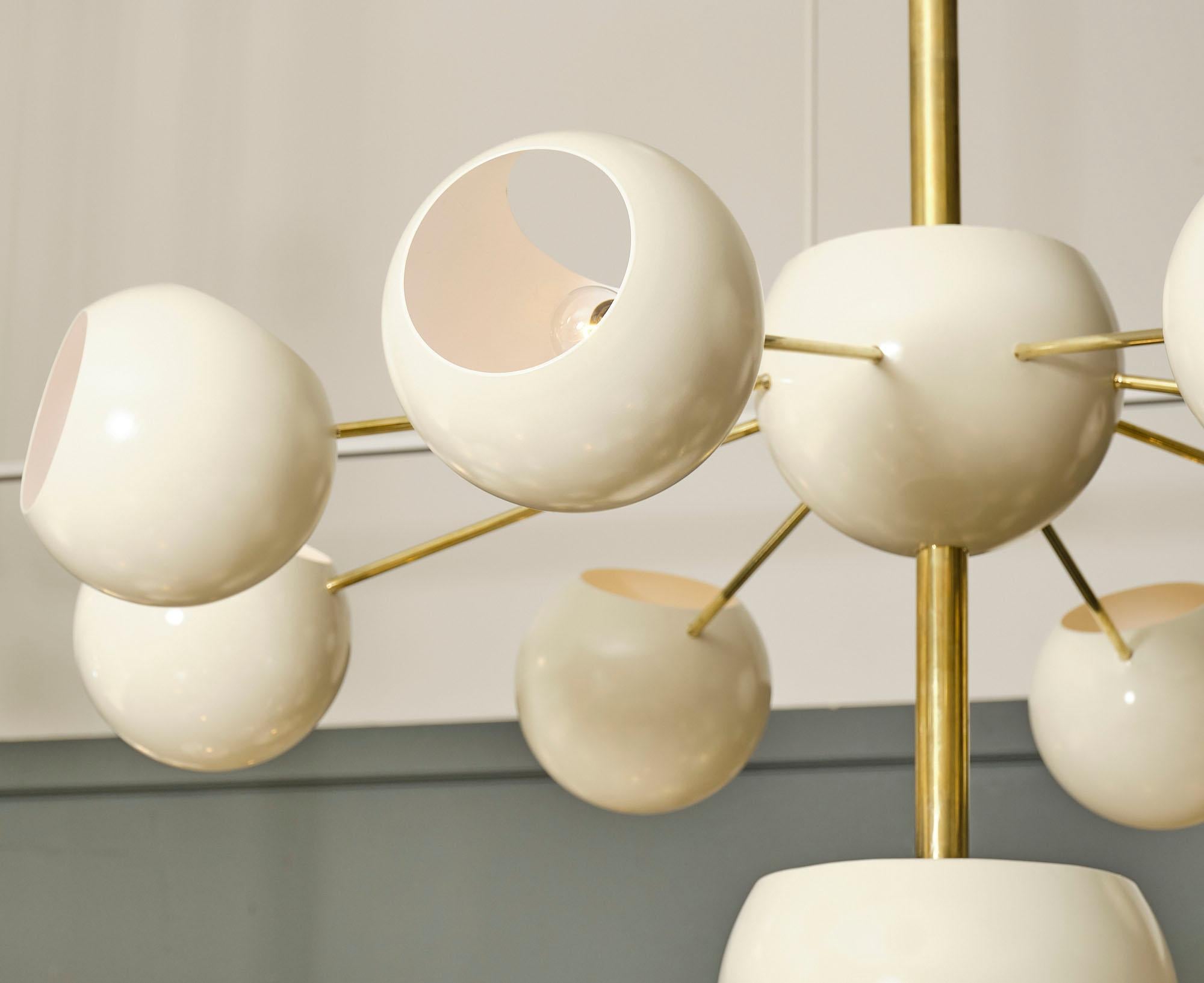 Grande lampadario italiano modernista in vendita 1