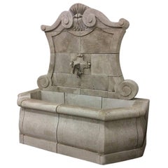 Grande Murale Hand Carved Wall Fountain