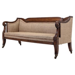 Grande Scale 19th Century Regency Mahogany Country House Sofa