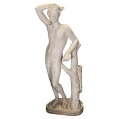 Antique Large plaster sculpture depicting Apollinus