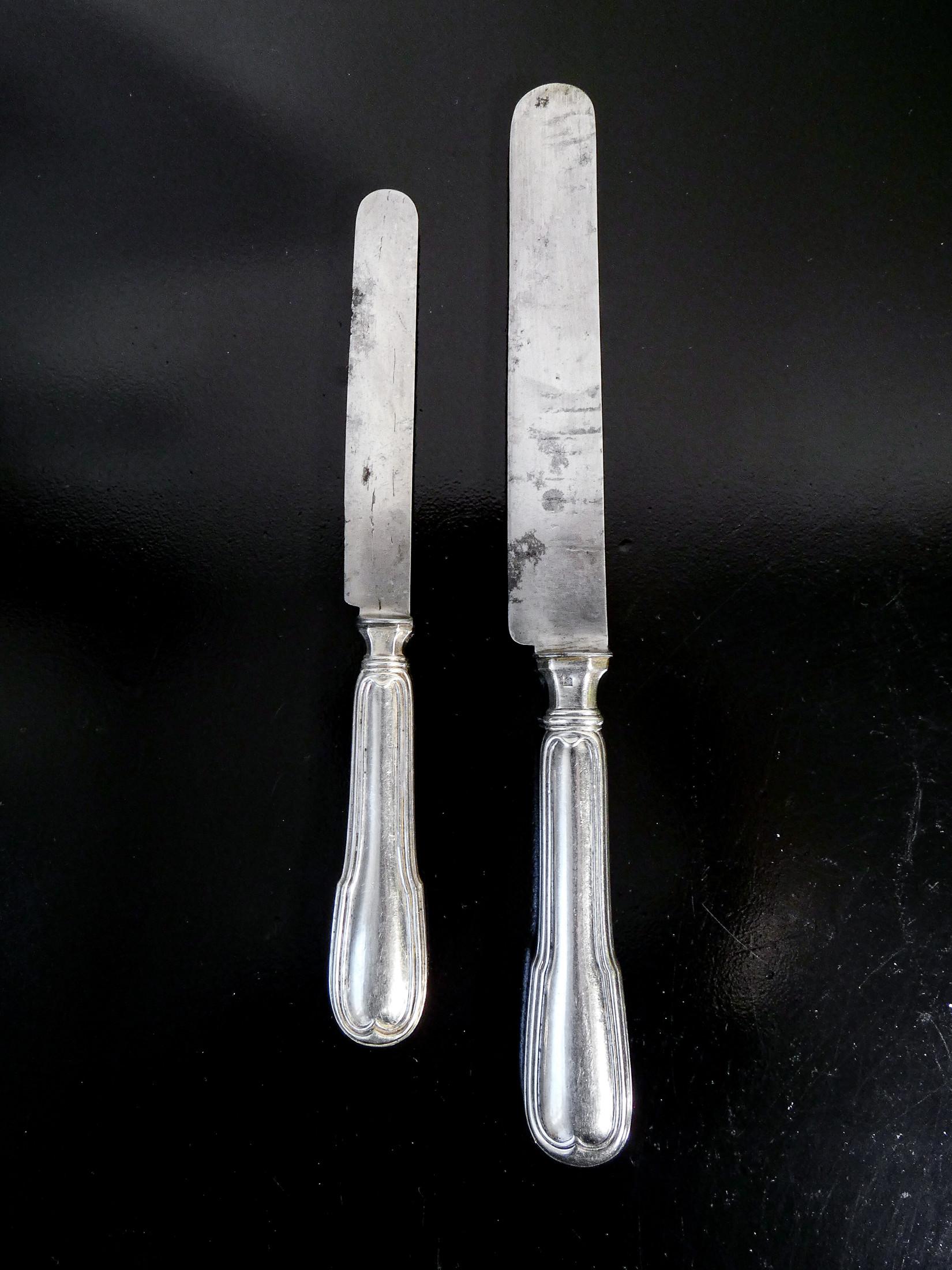 Grande servizio di posate CHRISTOFLE mod. Filet, Chinon. 96 pz. Francia, 1876 in vendita 13