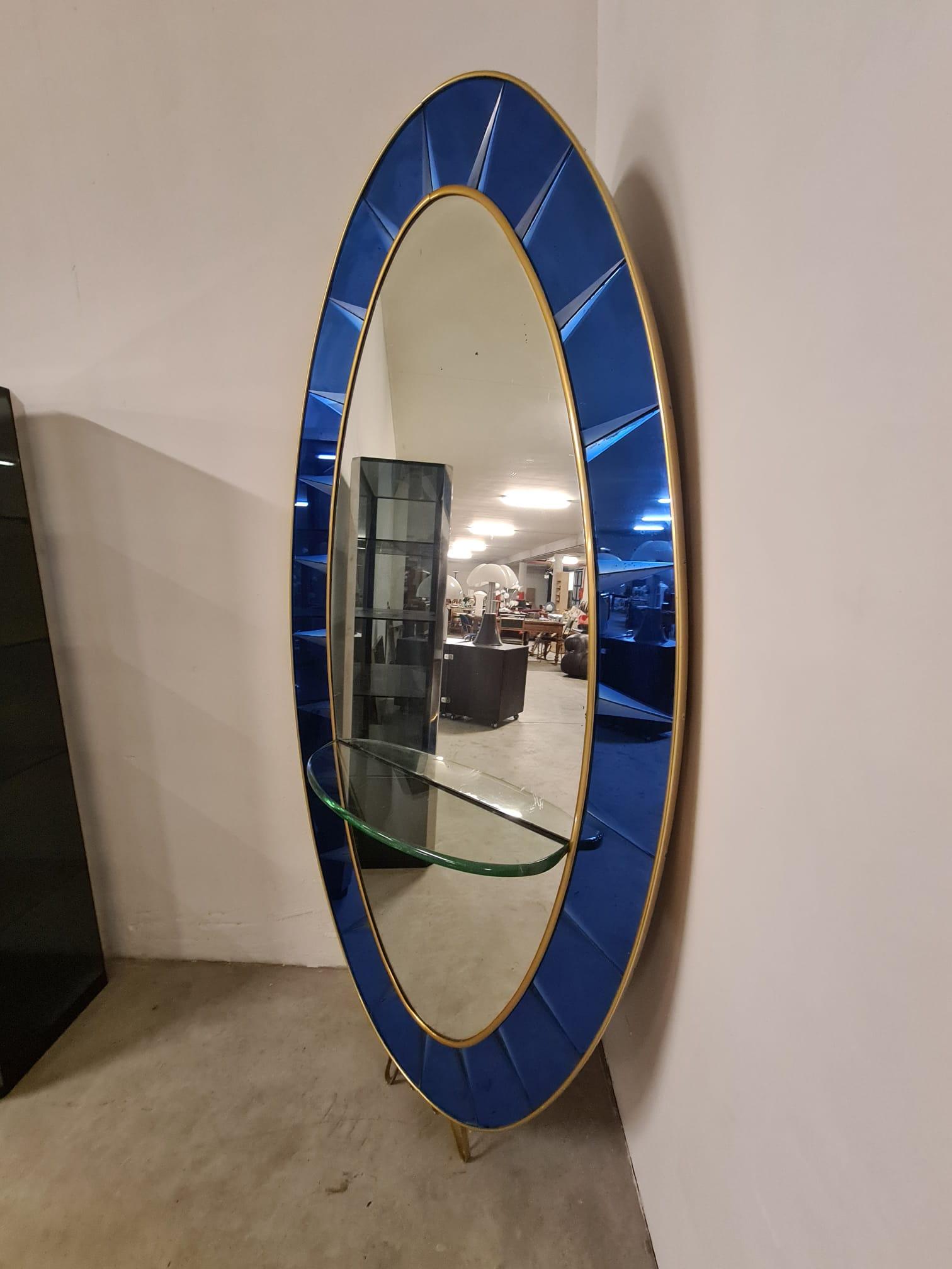 Cristal Art large mirror For Sale 6