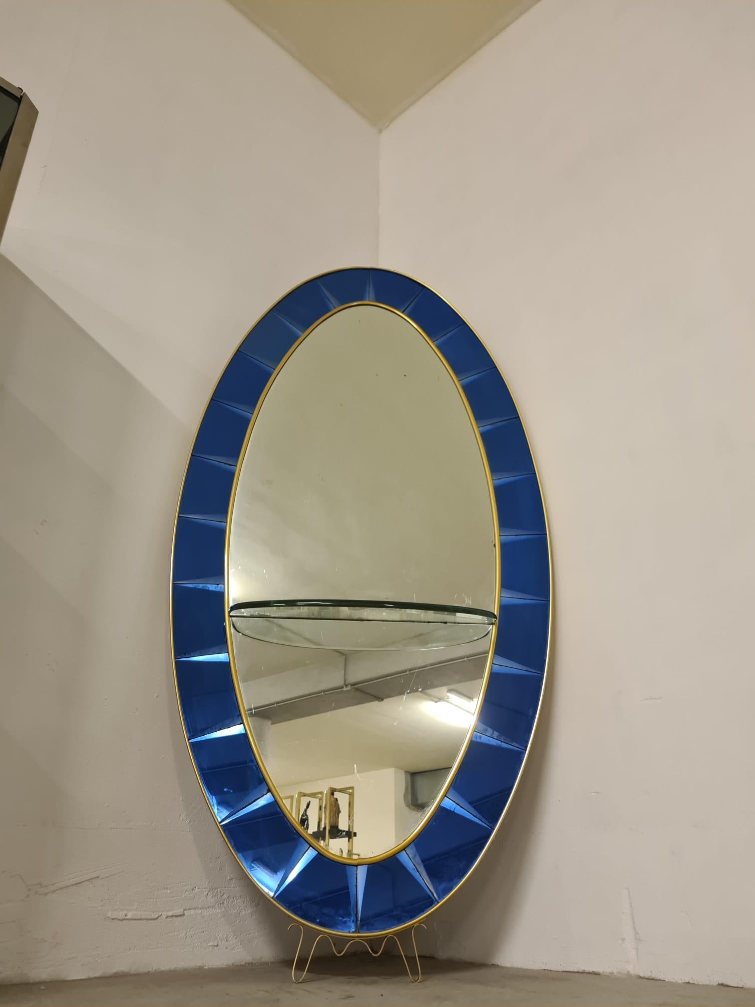 Cristal Art large mirror In Good Condition For Sale In Torino, IT