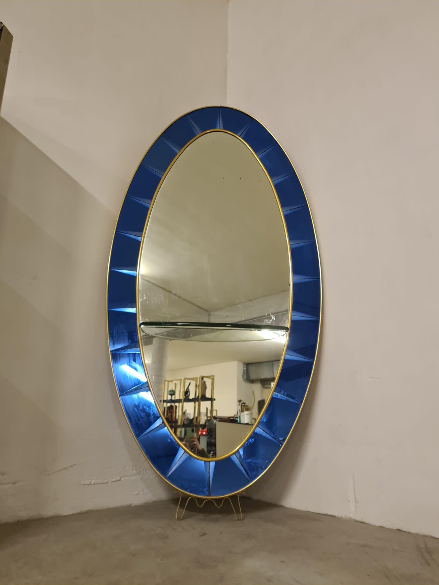 Mirror Cristal Art large mirror For Sale