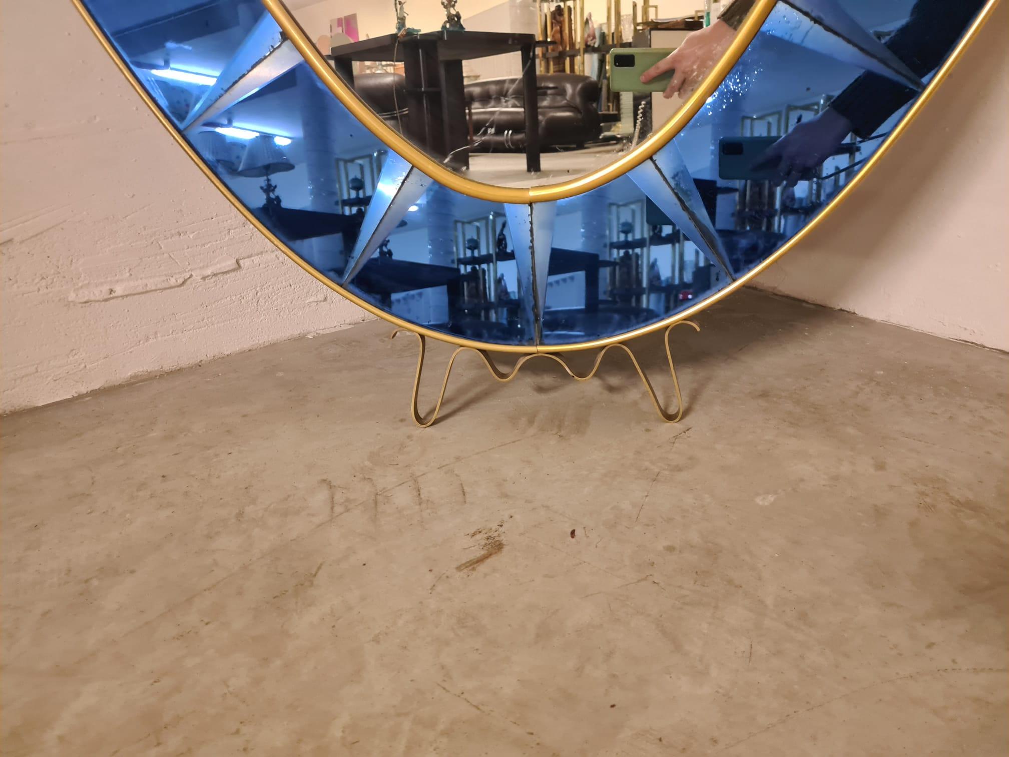 Cristal Art large mirror For Sale 1