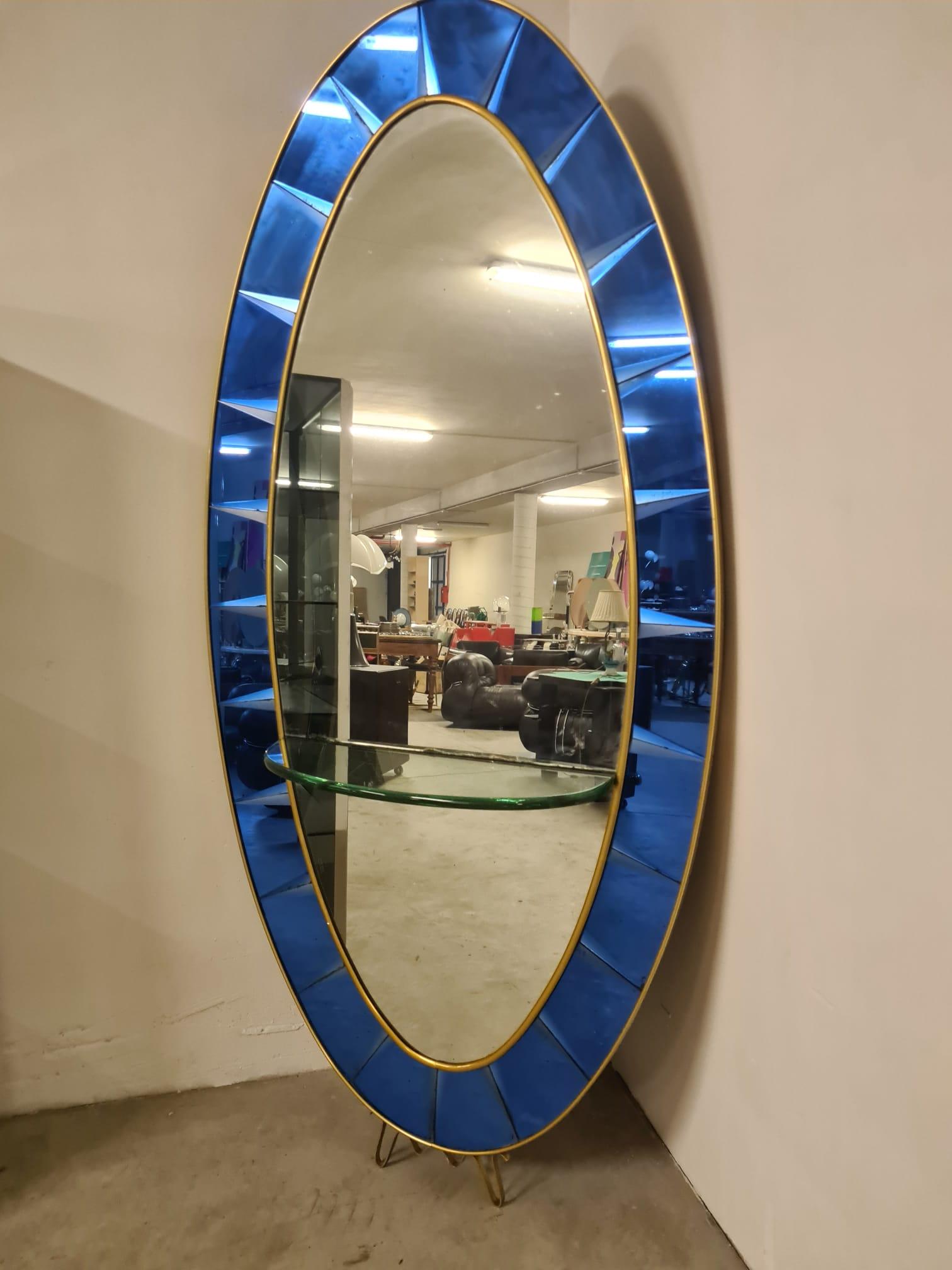 Cristal Art large mirror For Sale 2