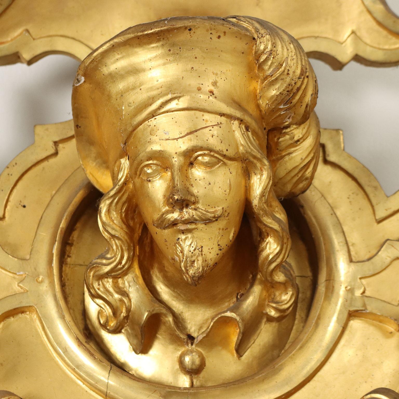 italien Grand miroir ombertin Italie dernier quart du 19ème siècle en vente