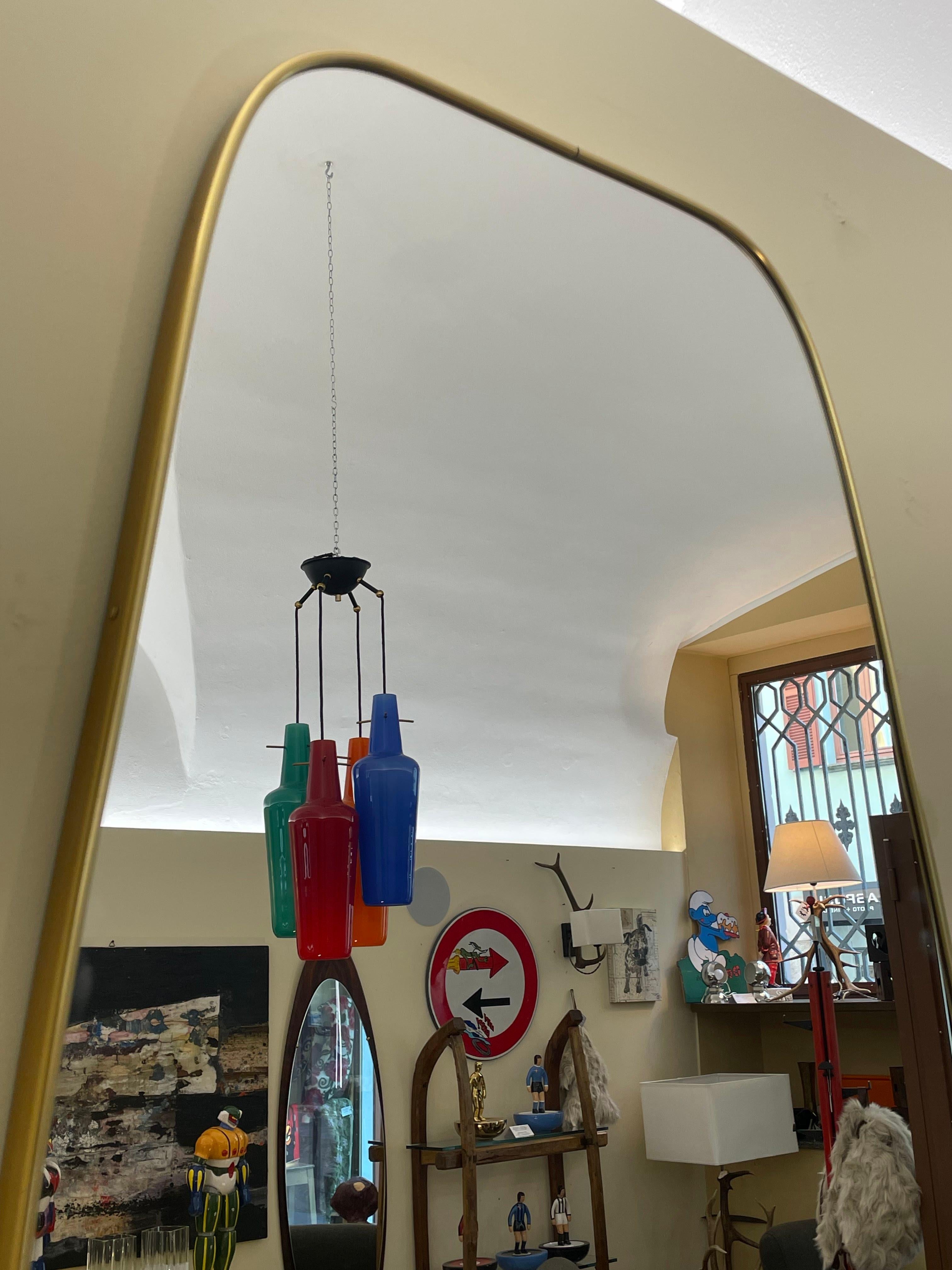 20th Century Grand miroir des années 1950-60 de fabrication italienne