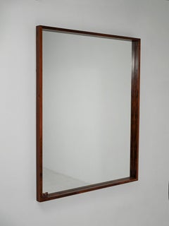 Grand miroir suédois par Glas & Trä 1960s-70s