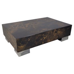 Grande table basse Guy Lefèvre vers 1970 France