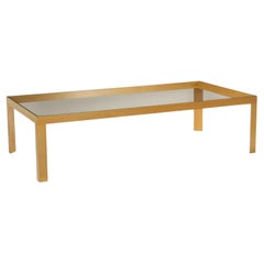 Mesa grande de cristal de 1990