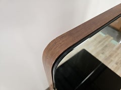 Large 1940s Art Deco dressing table with mirror and drawers