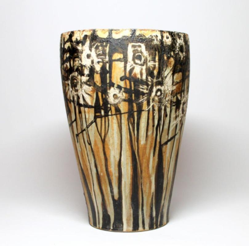 Grande Vaso anni '50 Zsolnay Pirogranito - Antal Gazder in vendita 3