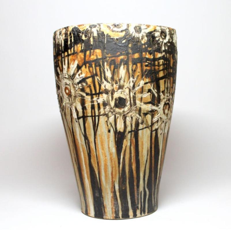 Grande Vaso anni '50 Zsolnay Pirogranito - Antal Gazder in vendita 7