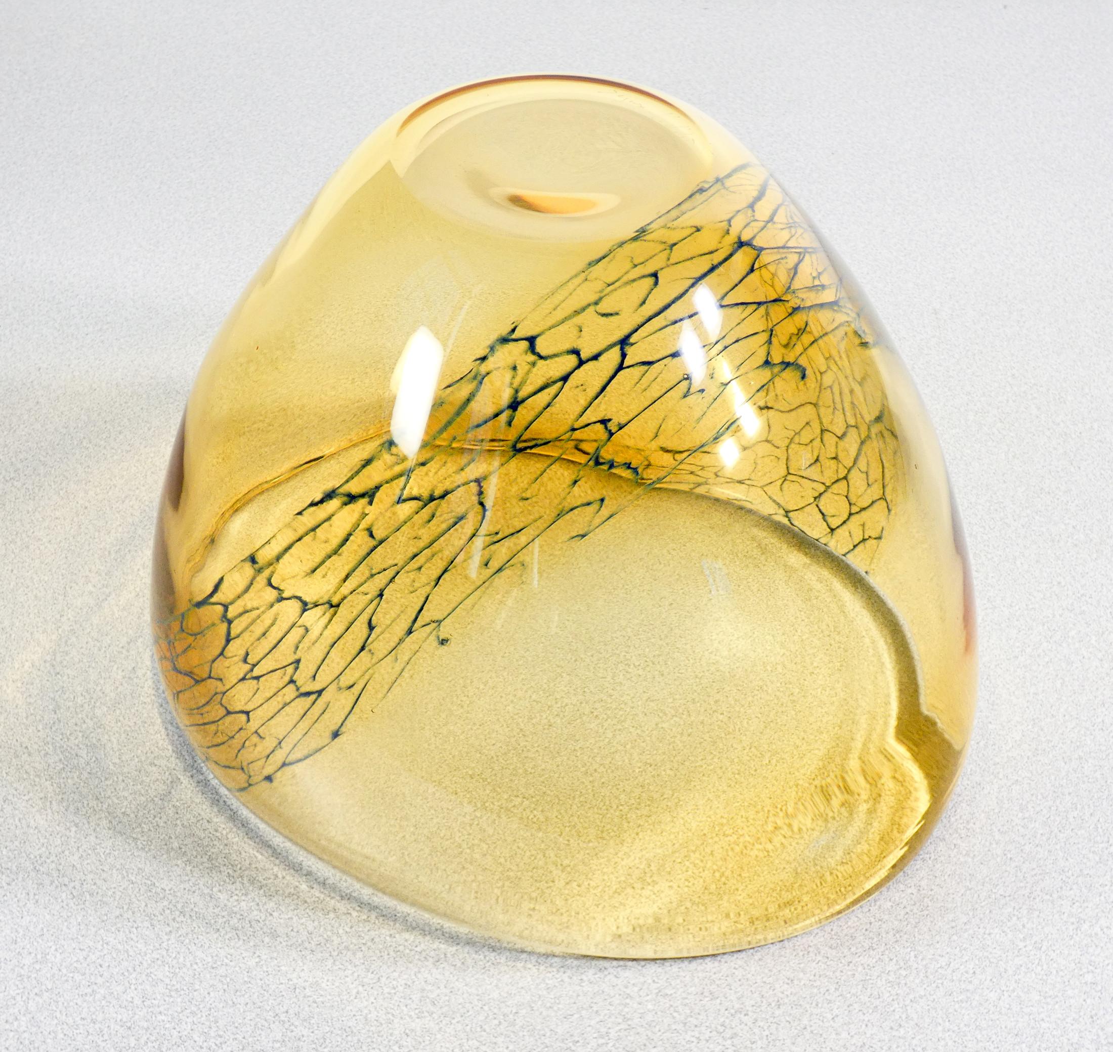 Large vase, cup signed SEGUSO Vetri d'Arte in blown glass. Anni 60 For Sale 5