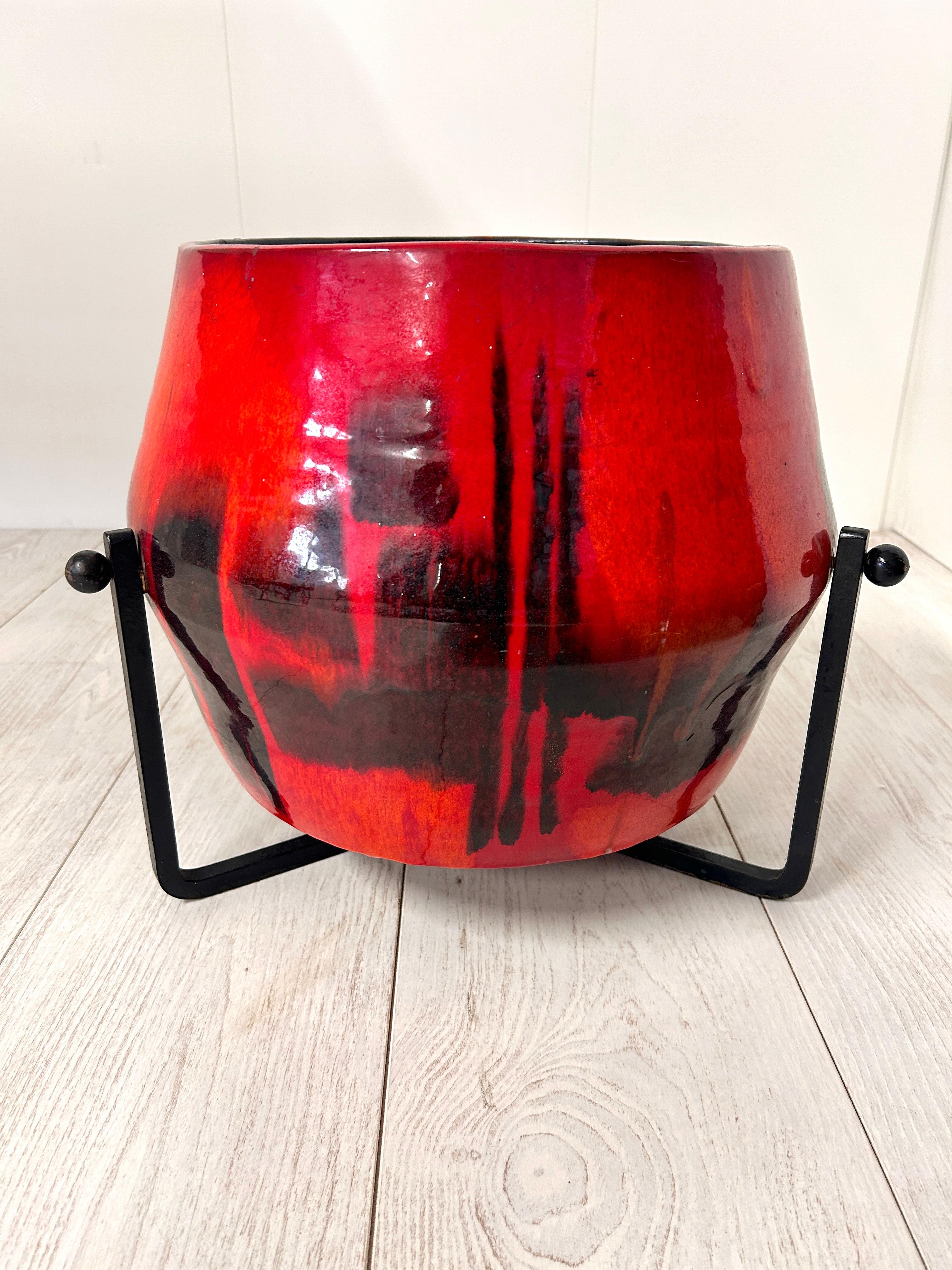 Grande vaso in ceramica, Victor Cerrato, anni '60 For Sale 7