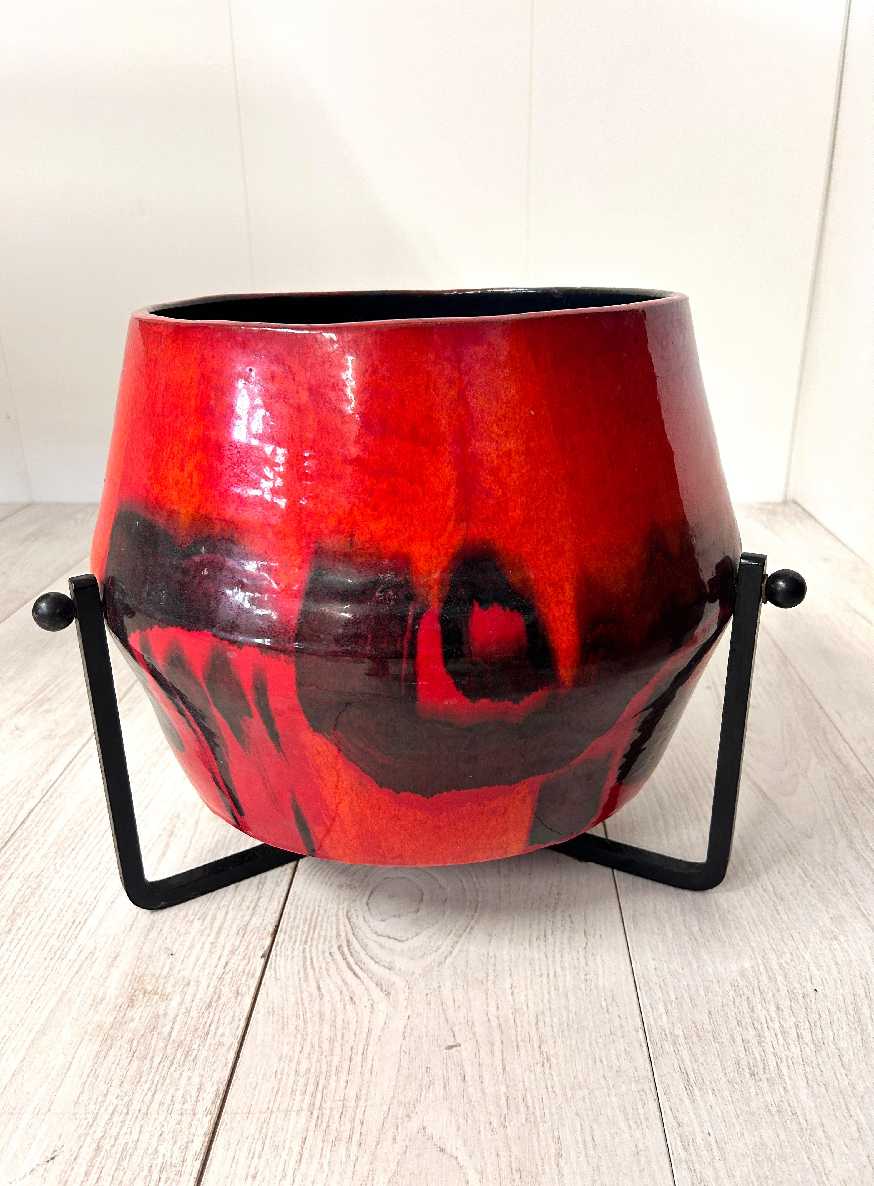 Grande vaso in ceramica, Victor Cerrato, anni '60 For Sale 9