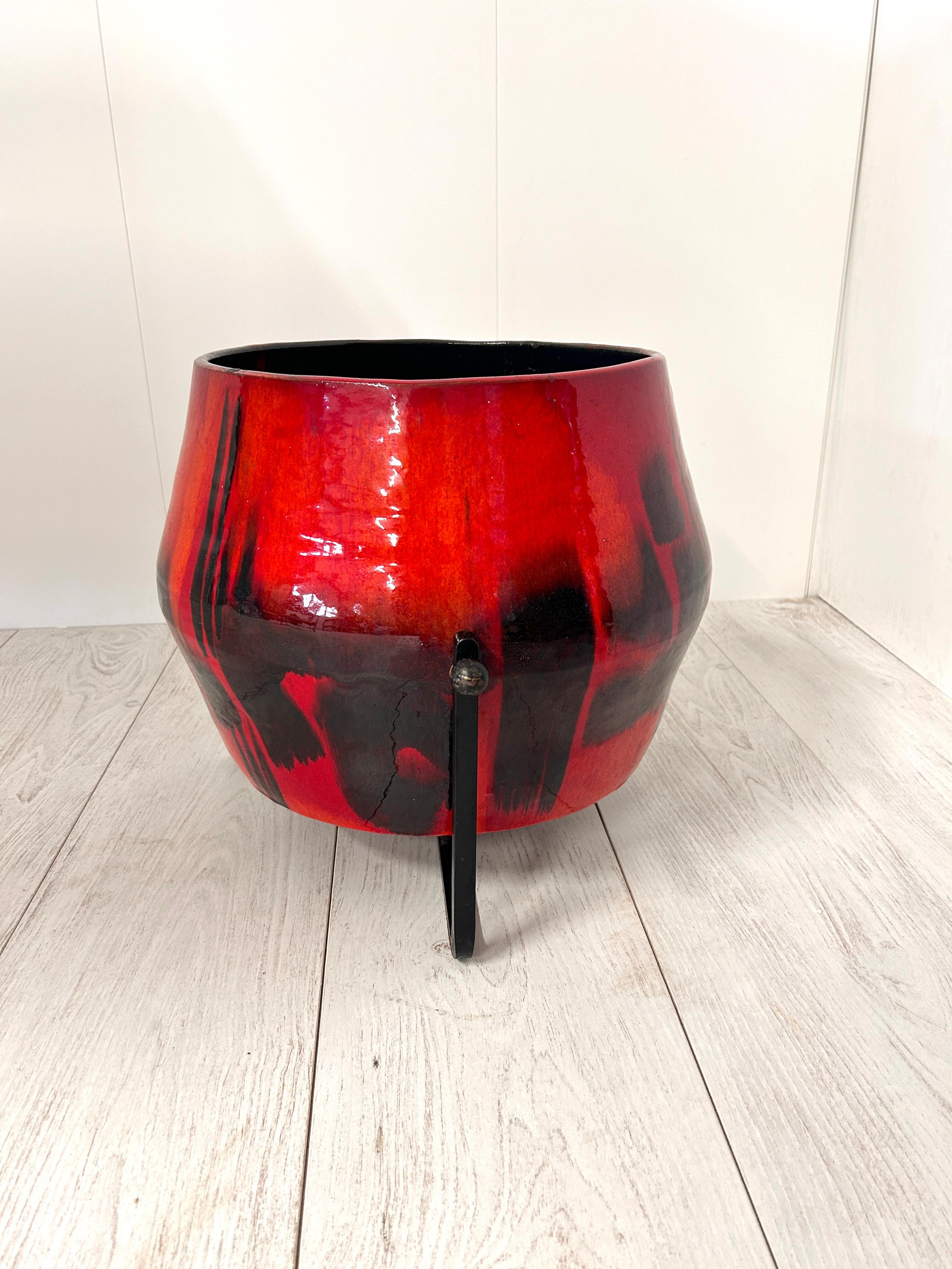 Grande vaso in ceramica, Victor Cerrato, anni '60 For Sale 1