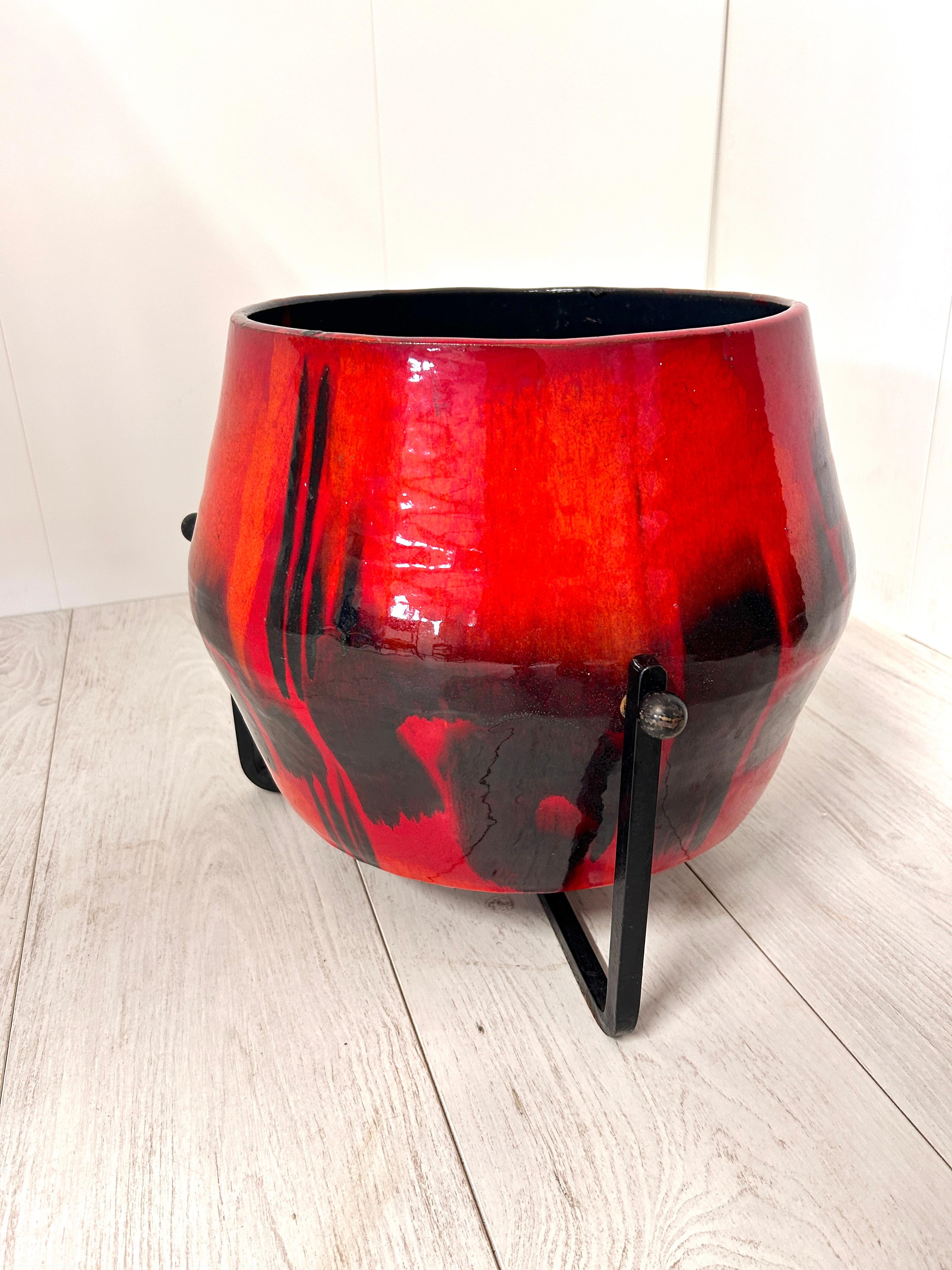 Grande vaso in ceramica, Victor Cerrato, anni '60 For Sale 3