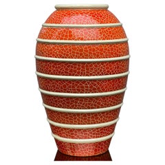 Grande Vaso Porta Ombrelli in Ceramica Manifattura De Ruta, Deruta 