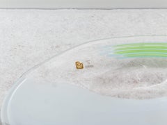 Grande Vassoio in vetro di Murano di Licio Zanetti, Anni '80