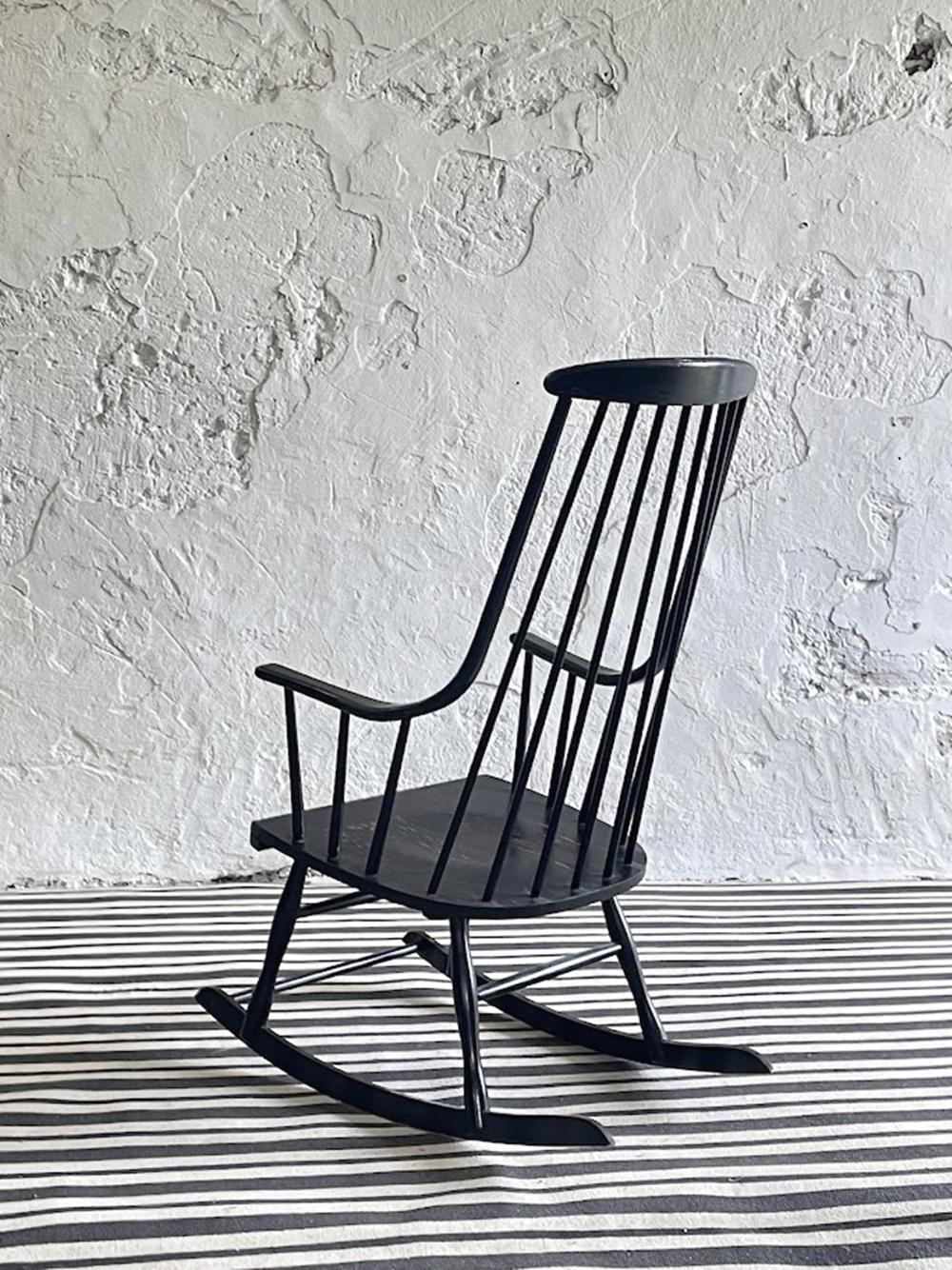 Silla mecedora Grandessa de Lena Larsson, Nesto, Sweden, años 60 en venta 4