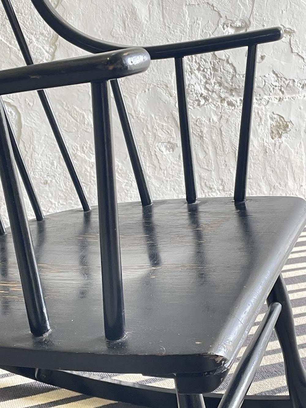 Silla mecedora Grandessa de Lena Larsson, Nesto, Sweden, años 60 en venta 2