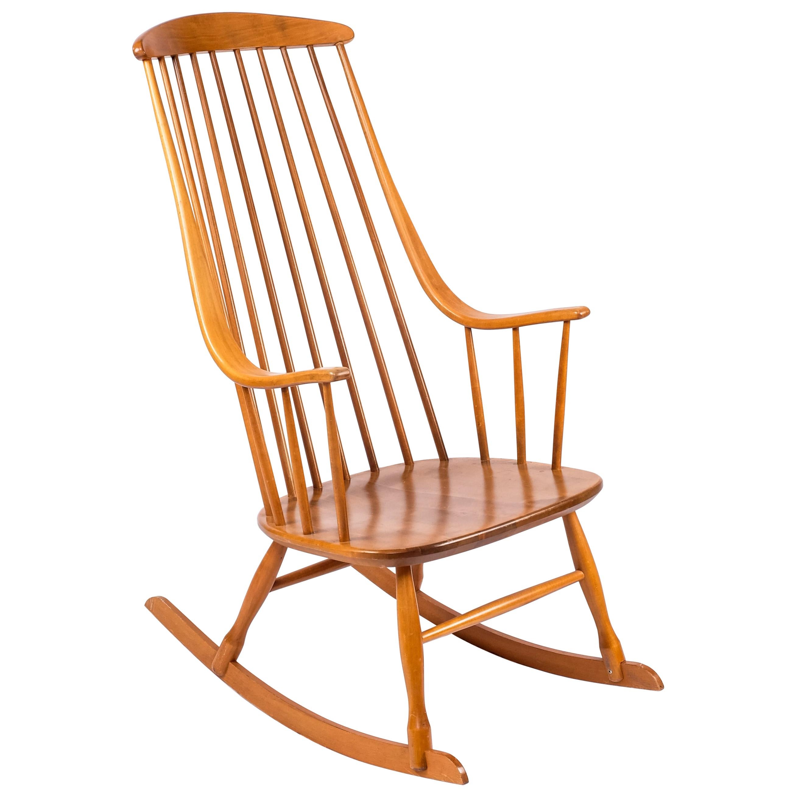 "Grandessa" Rocking Chair by Lena Larsson, Sweden, 1950s