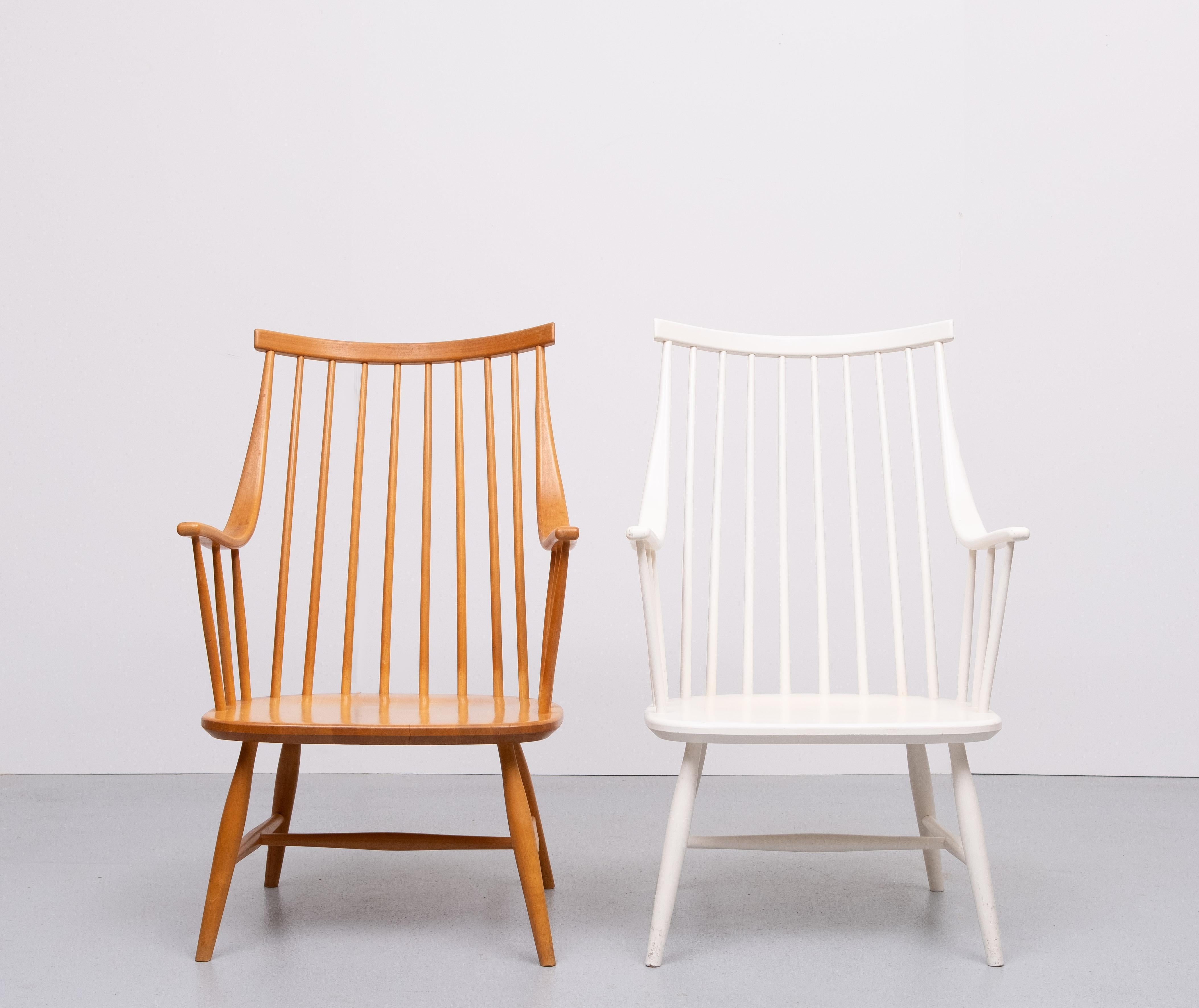 Grandessa  Mandrino  poltrona con schienale  da Lena  Larsson per  Nesto, Sweden  1960 in vendita 5