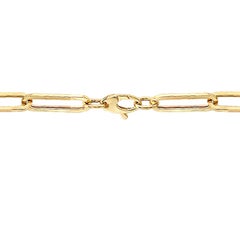 Grandeur 2.64 Carat Paper Clip Diamond Necklace in 14K Yellow and White Gold