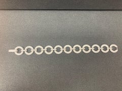 7.71 Carat Diamond Bracelet in 18K White Gold