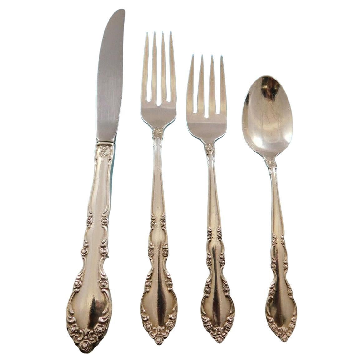 Oneida Michelangelo 60-Piece Flatware Set – Stainless Steel, Service For 12, Dishwasher Safe