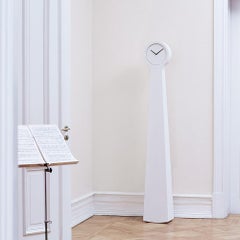 Grandfather clock Modern Mora clock Concrete Minimalism White Marble