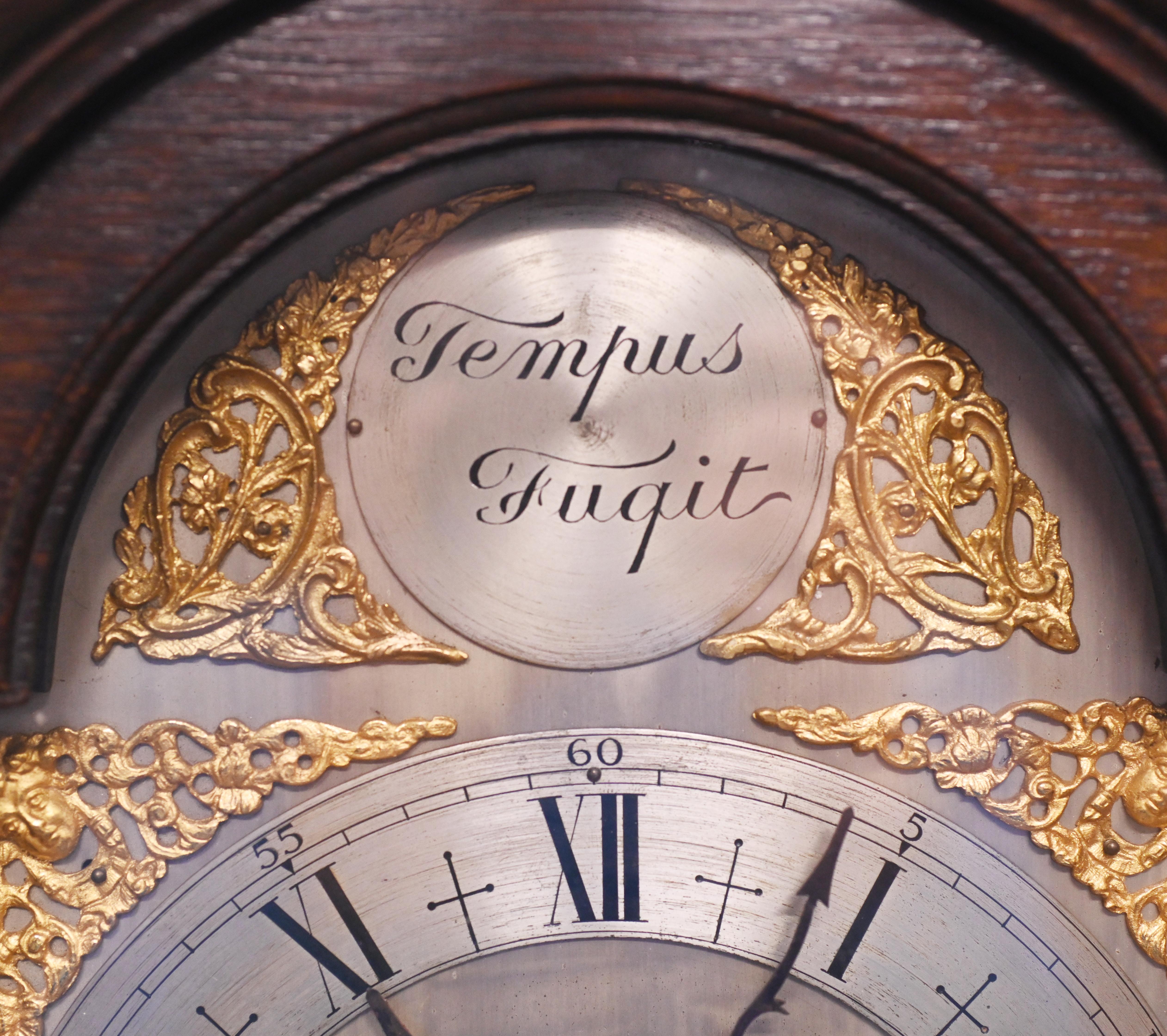tempus fugit grandfather clock