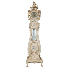 Vintage Grandfather Clock Venetian Rococo Style