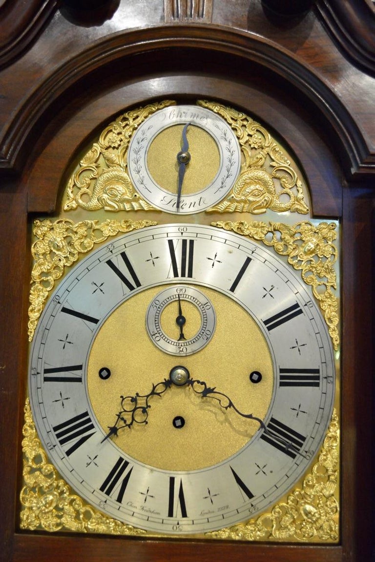 Grandfather Longcase Clock, Mahogany, Metal, Glass, Charles Frodsham
