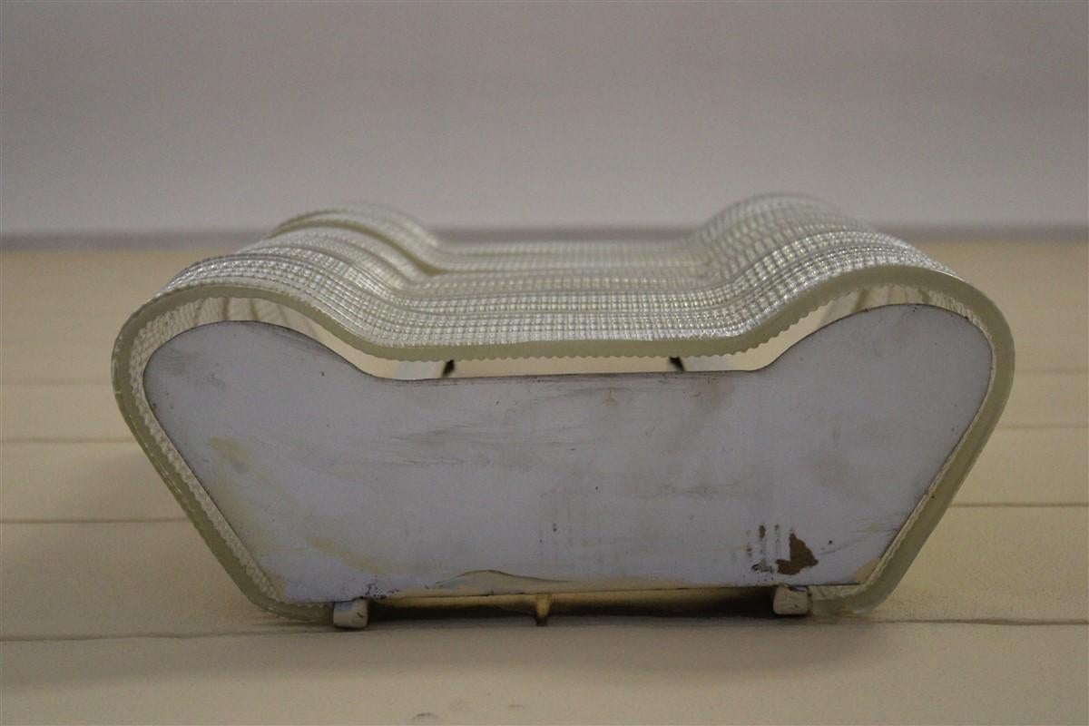 Apliques de Cristal de Murano Corrugado Venini Carlo Scarpa Años 1930 en venta 8