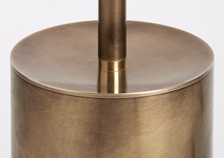 Grandine Three Lights Aged Brushed Brass Minimal ...