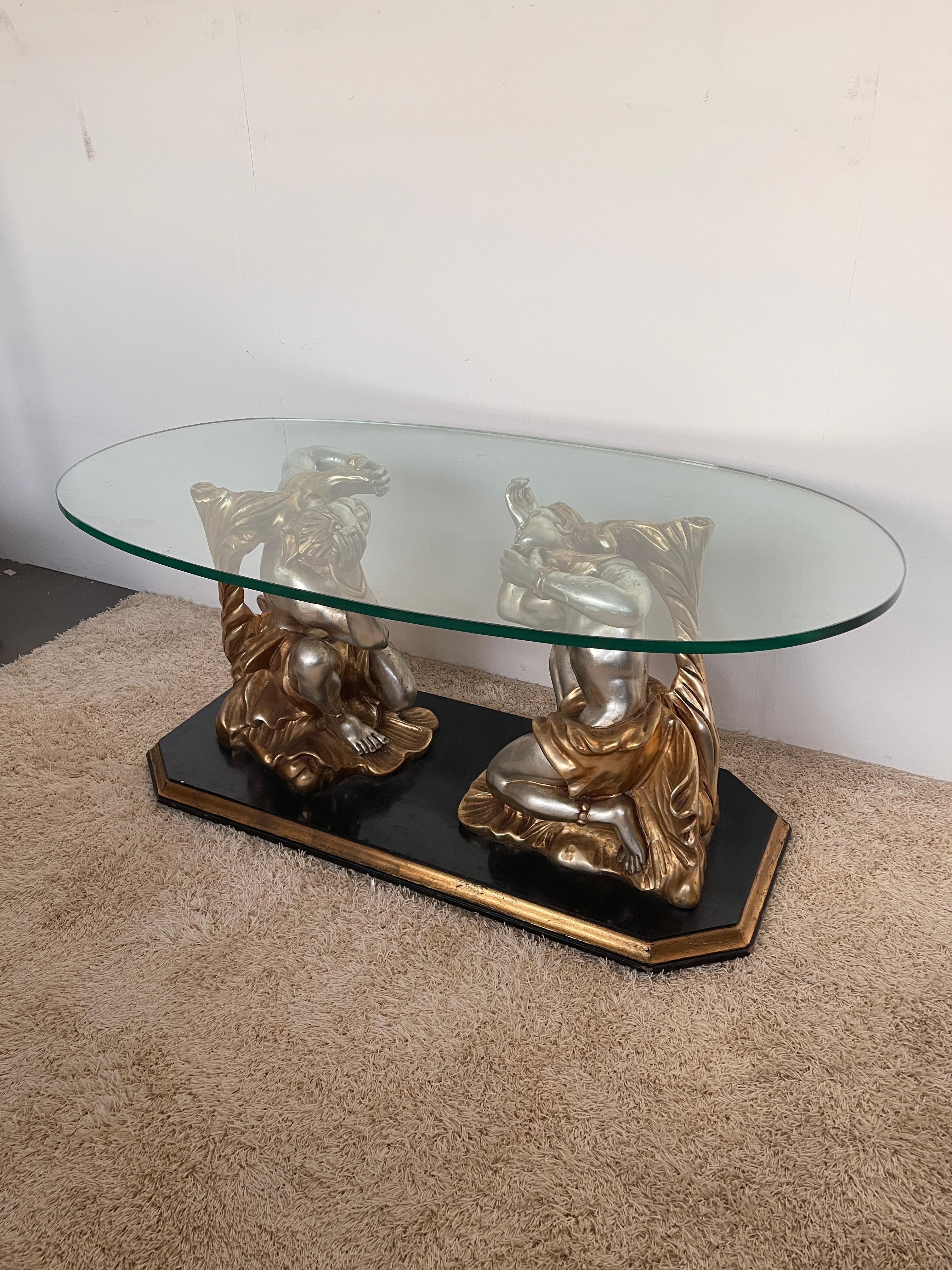 Grandiosa mesa de centro de escultura griega italiana del siglo XIX en venta 3