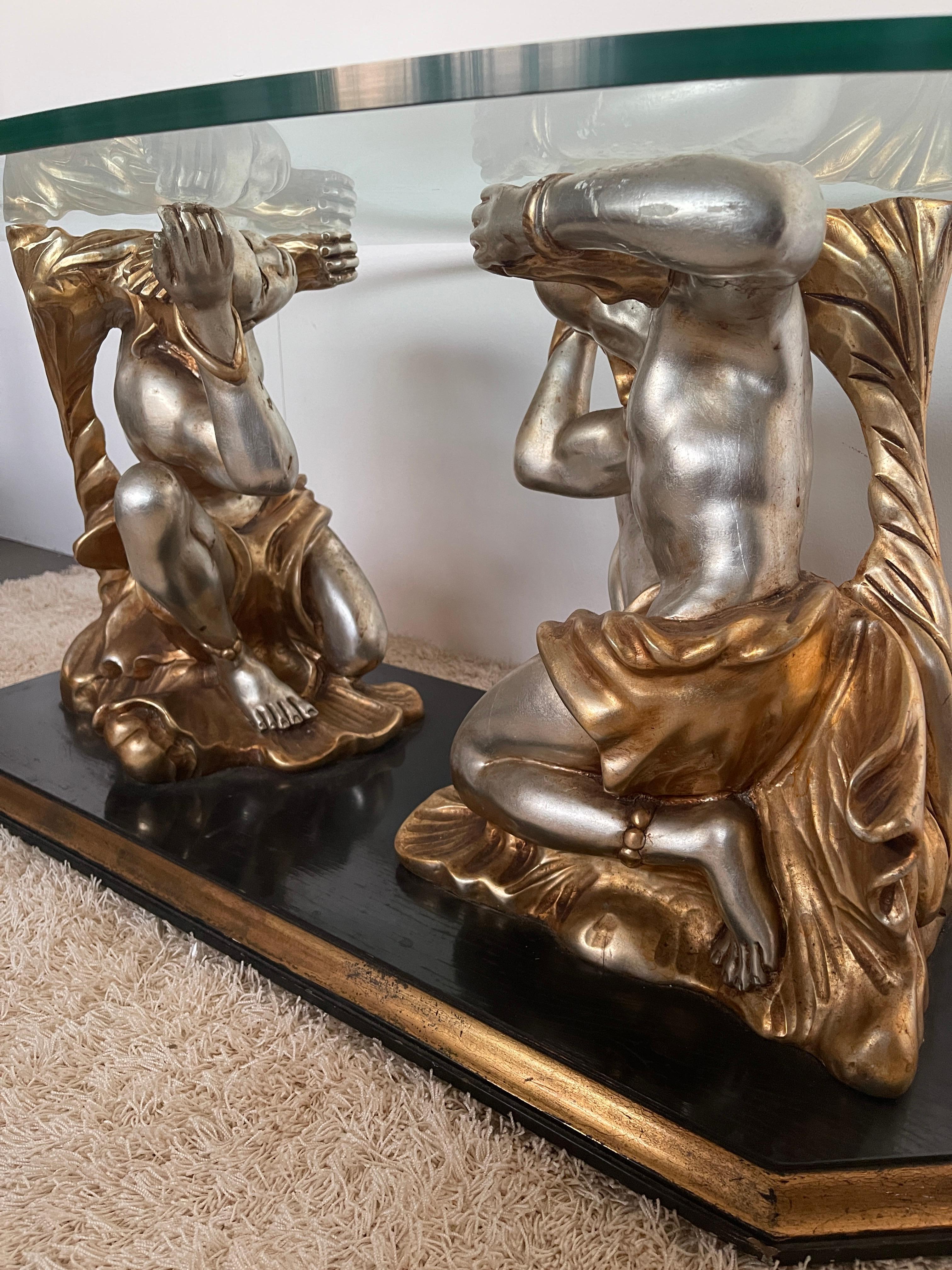 Grandiosa mesa de centro de escultura griega italiana del siglo XIX en venta 7
