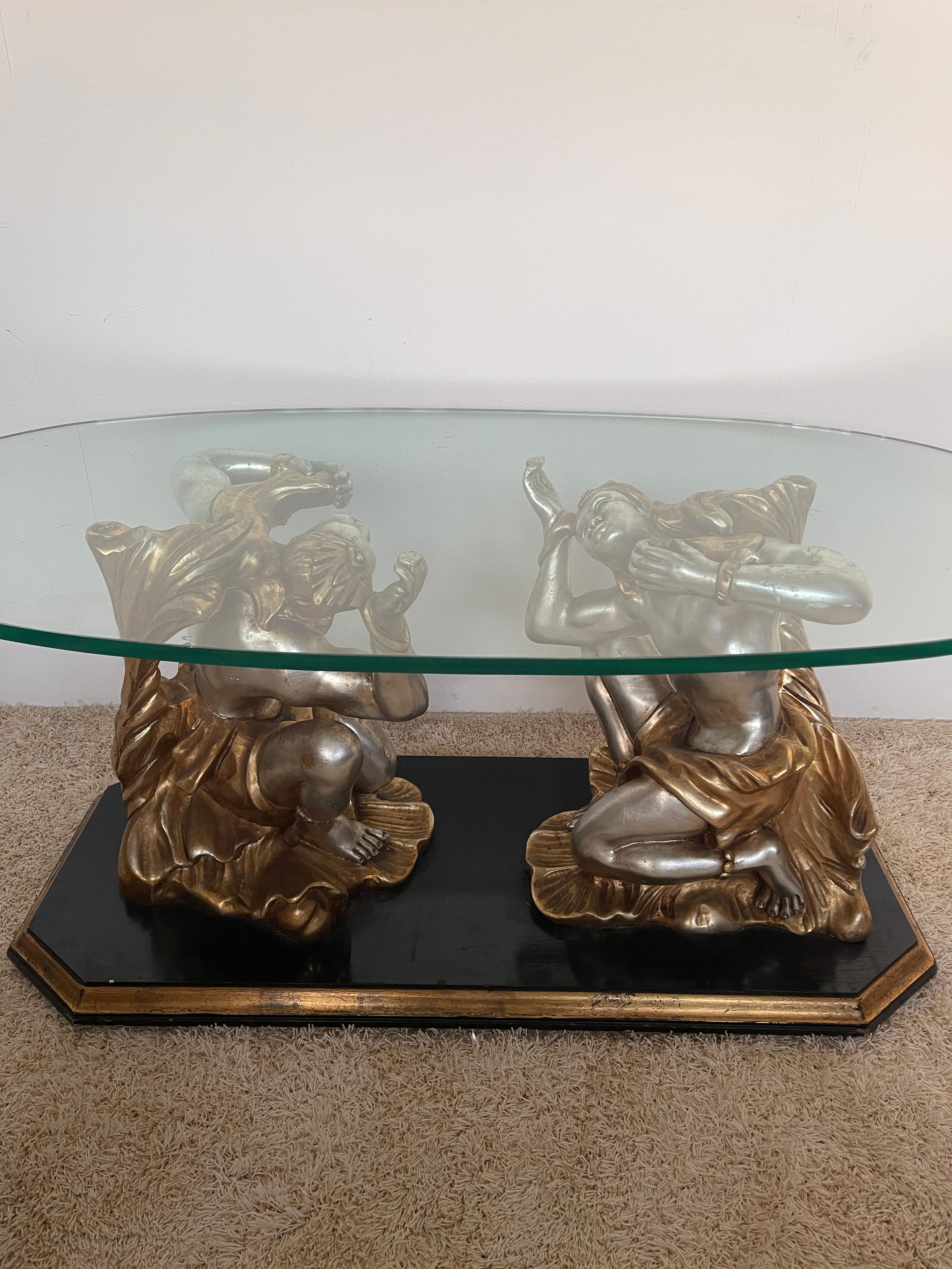 Grandiosa mesa de centro de escultura griega italiana del siglo XIX - Colección Privada Domenico Rugiano