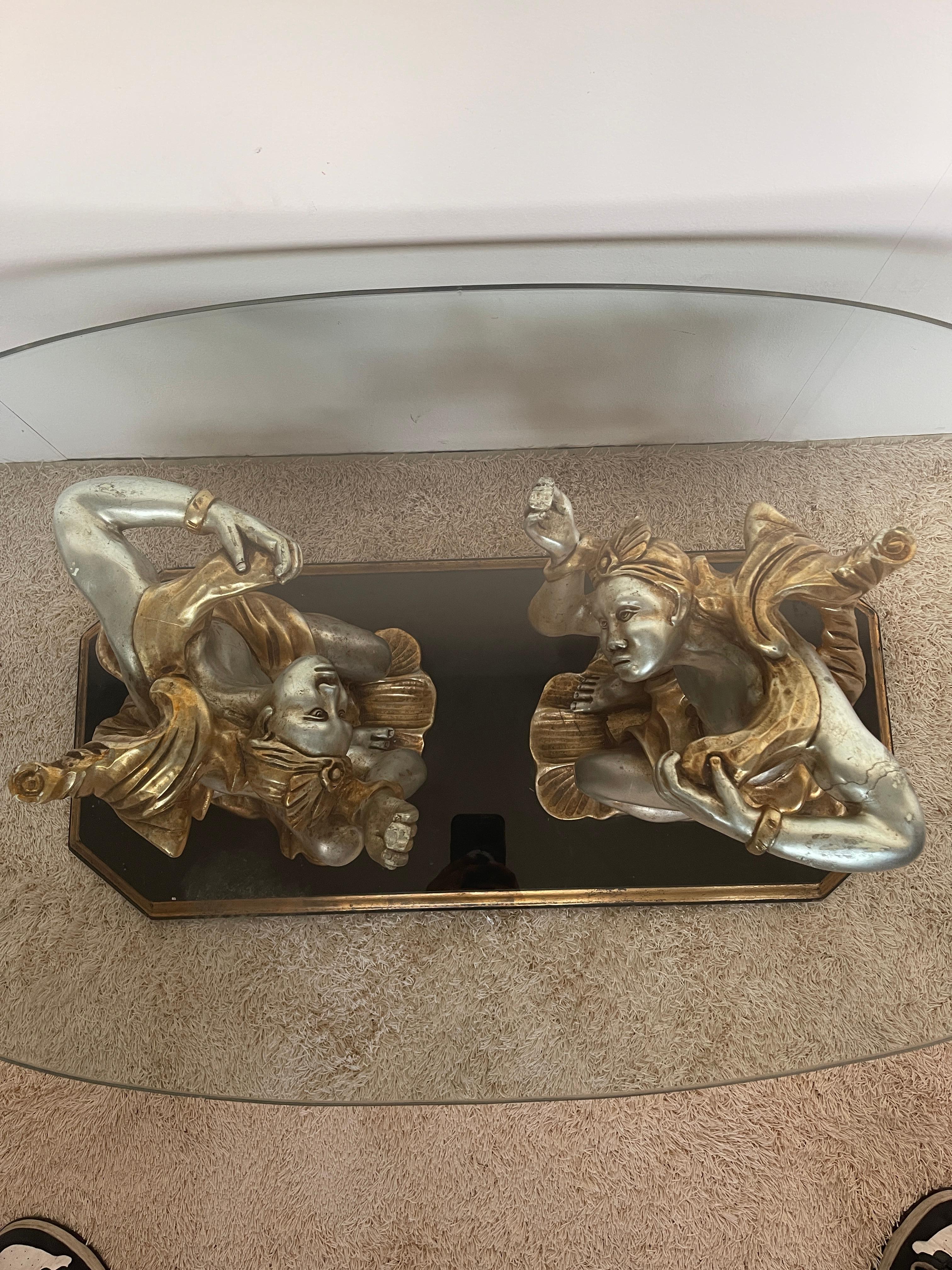 Grandiosa mesa de centro de escultura griega italiana del siglo XIX 19th Century en venta