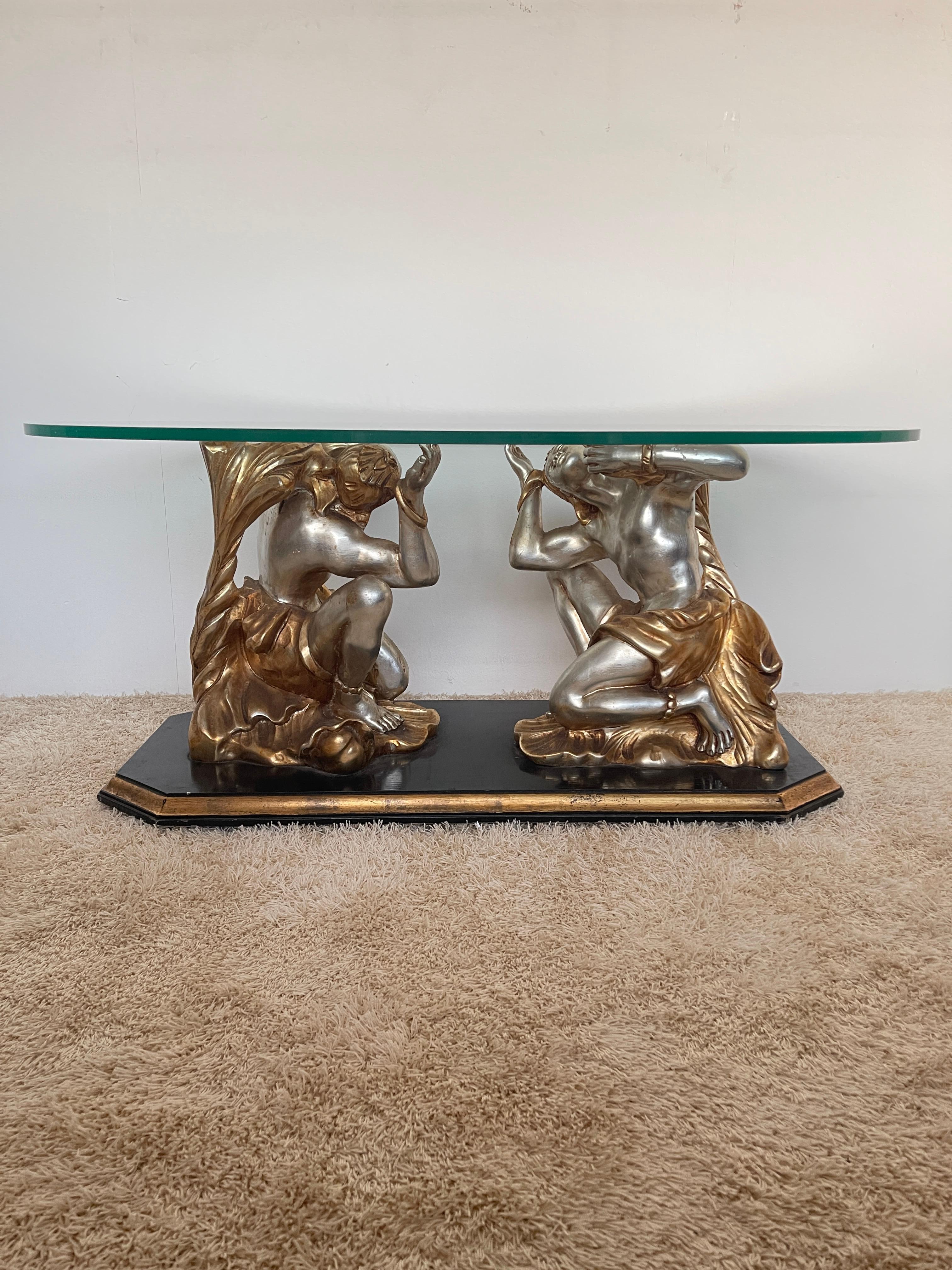 Grandiosa mesa de centro de escultura griega italiana del siglo XIX en venta 1