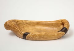 Faux Bois Ceramic Bowl by Grandjean Jourdan, France, c. 1960s