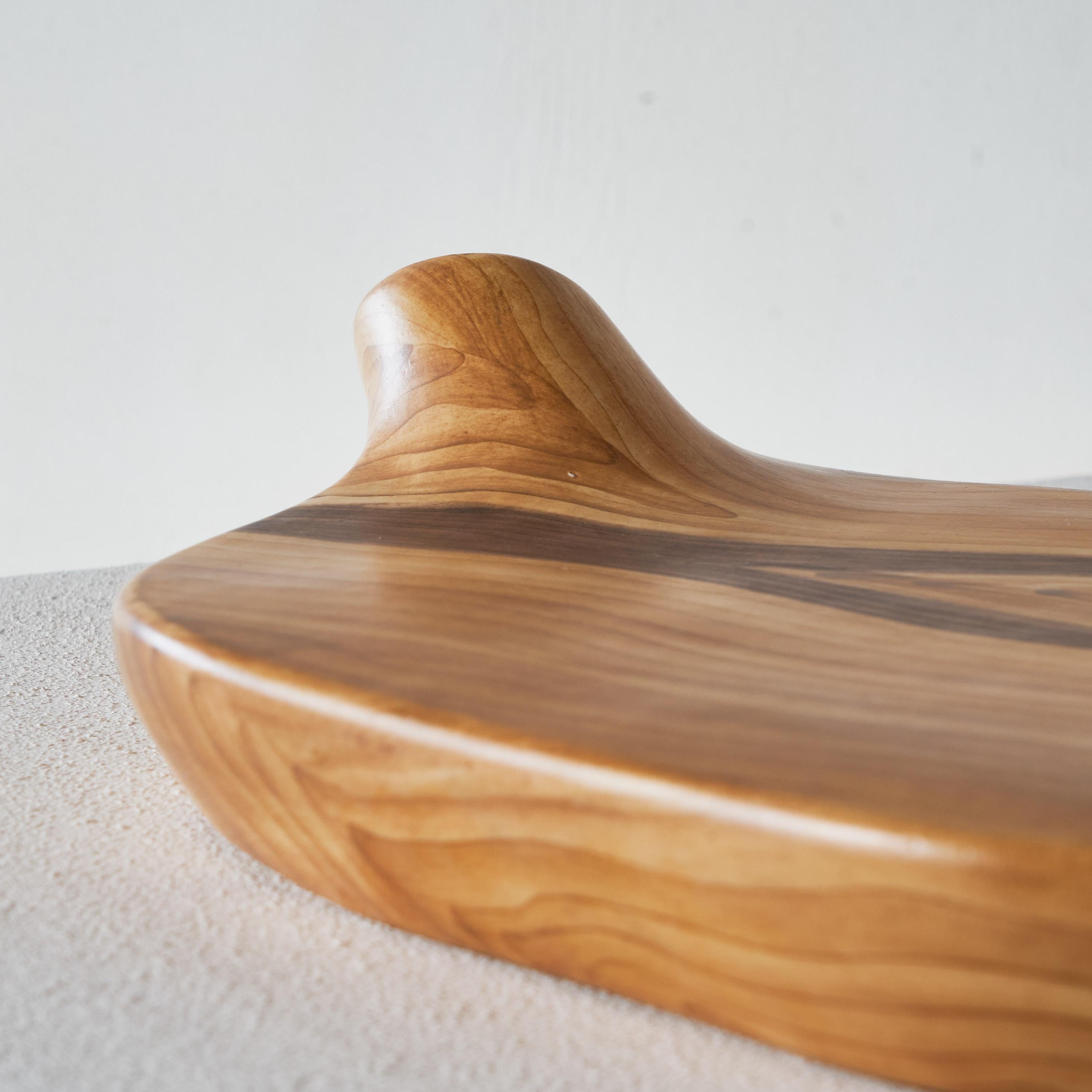 Grandjean-Jourdan 'Faux Bois' Ceramic Centerpiece Vallauris, 1960s 2