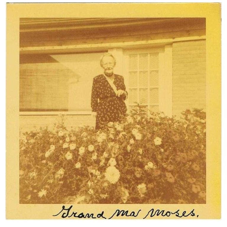 Grandma Moses - Photographie couleur vintage autographiée des années 1950 Bon état - En vente à Jersey, GB